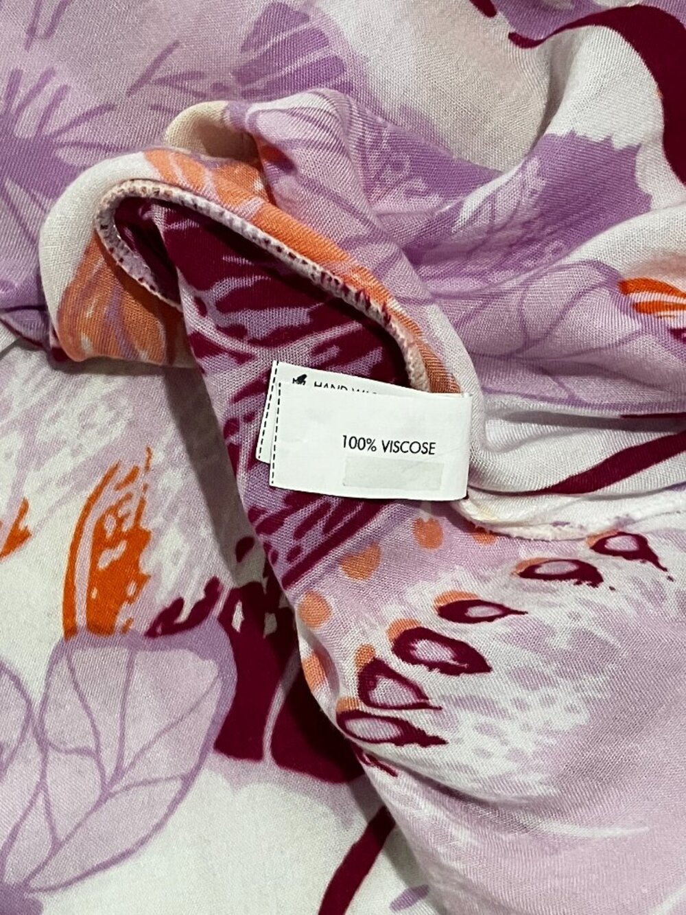 Poupette St. Barth Bessie Floral Print Maxi Dress Pink Macro Sz S - Picture 11 of 11